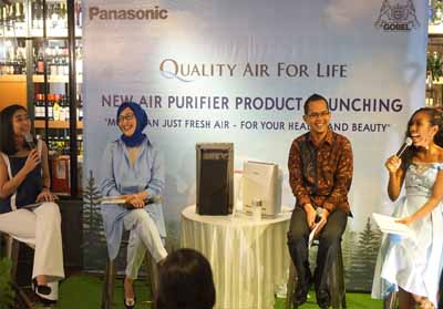 Launching Air purifier Panasonic.