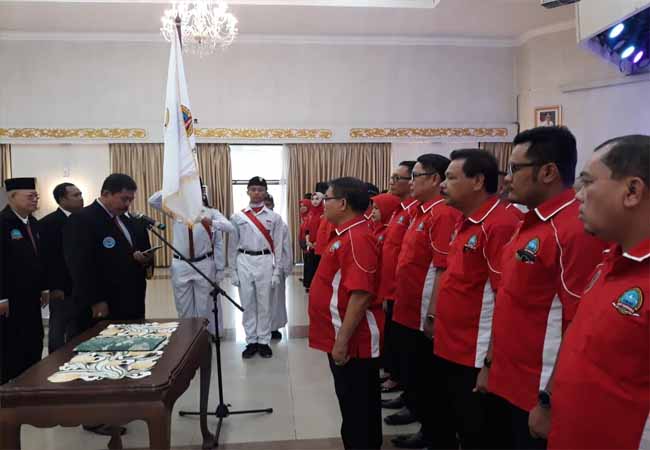 Pelantikan pengurus Fokan Riau 2019-2023.