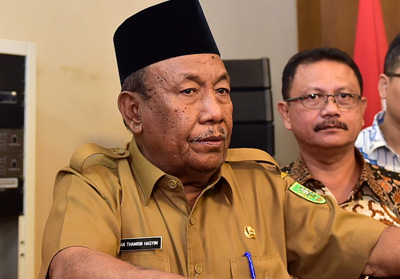 elaksana Tugas (Plt) Gubernur Riau Wan Thamrin Hasyim