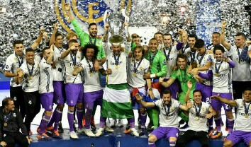 Real Madrid juara bertahan Liga Champions dalam dua musim terakhir. 