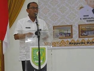 Kepala Bappeda Inhu H. Junaidi Rahmat.