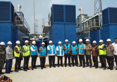  Peresmian Pembangkit Listrik Tenaga Mesin Gas (PLTMG) dengan kapasitas 25 MW.