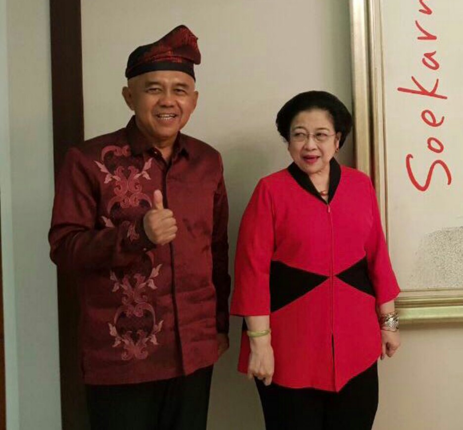 Arsyadjuliandi Rachman bersama Ketua Umum PDIP Megawati