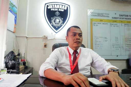 Kepala Subdit III Jatandras Polda Riau AKBP Mohammad Kholid.