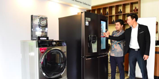 LG Indonesia catat dominasi teknologi inverter mesin cuci dan kulkas. FOTO: merdeka