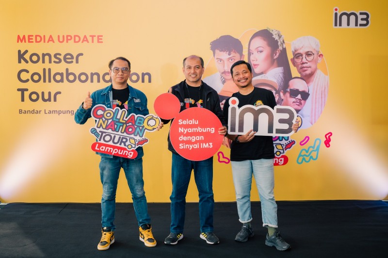 IM3, brand dari Indosat Ooredoo Hutchison, gelar konser meriah Collabonation Tour di Bandar Lampung. (foto/ist)