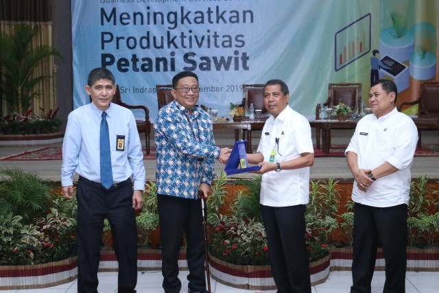 Business Development Service (BDS) Kantor Pelayanan Pajak Pratama Pangkalan Kerinci di kabupaten Siak Tahun 2019, di Gedung Tengku Mahratu Kota Siak, Rabu (11/12/2019).