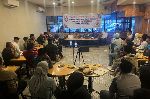 Kegiatan diskusi ICMI Riau dan Ombudsman Riau.(foto: rivo/halloriau.com)