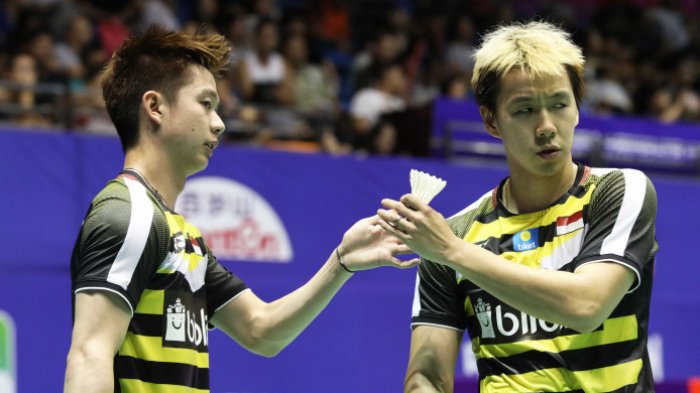 Pasangan ganda putra Indonesia maju ke Final Hongkong Open