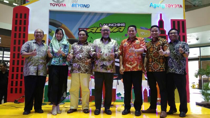 Launching New Toyota Agya di Mal Ska Pekanbaru