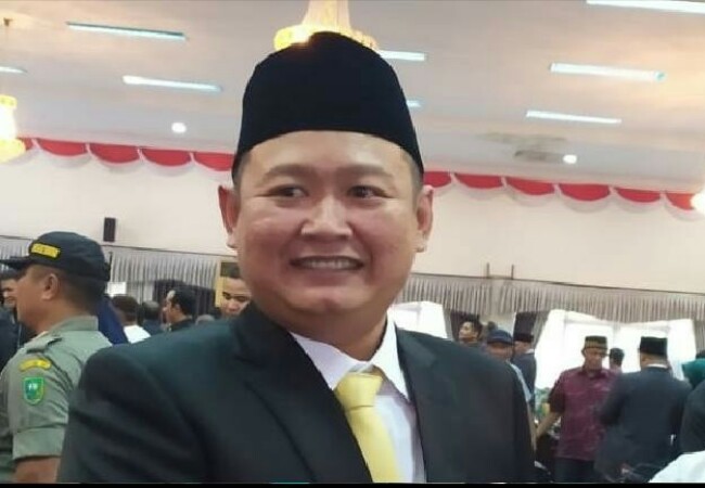Ketua Semantara DPRD Inhu Daniel Eka Perdana 