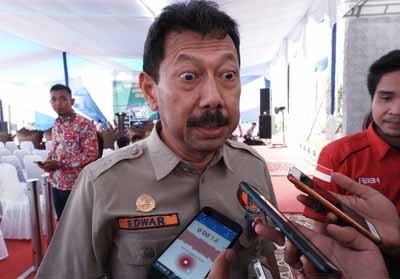 Kepala Badan Penanggulangan Bencana Daerah (BPBD) Provinsi Riau Edwar Sanger.