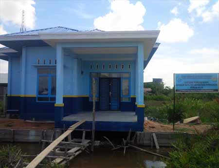 Kantor PSDKP Rohil yang berlokasi di Jalan Pelabuhan Baru, Kelurahan Bagan Barat, Kecamatan Bangko, segera difungsikan.