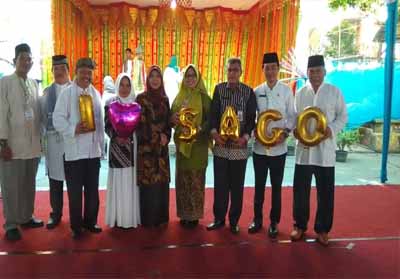 SMPN 4 Pekanbaru menggelar kegiatan Khatam Al-Quran di sekolah.