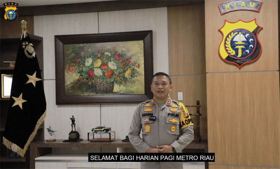 Kapolda Riau Irjen Pol Agung Setya Imam Effendi, S.H., S.I.K., M.Si