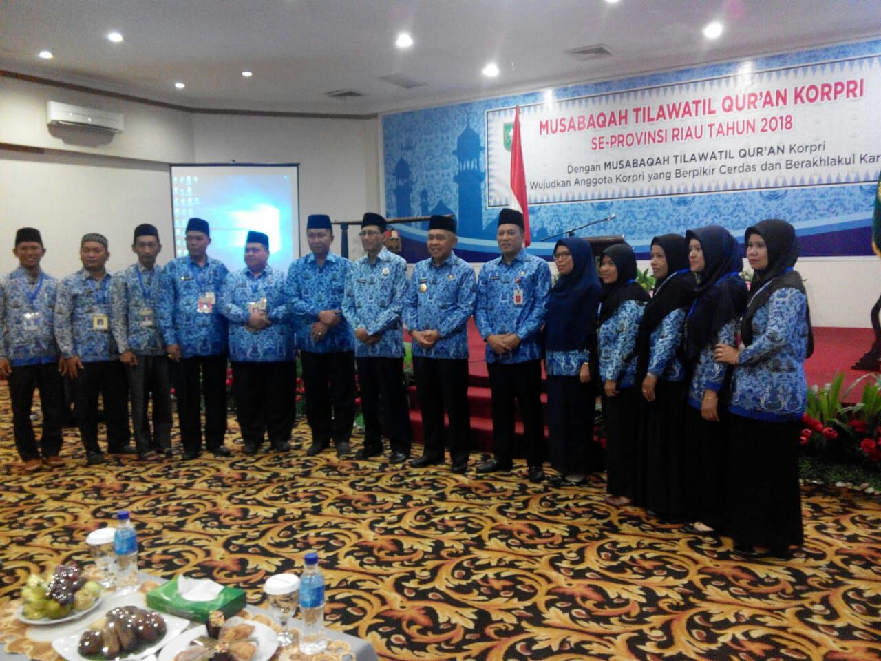 Peserta Musabaqah Tilawatil Quran Korpri II se-Provinsi Riau