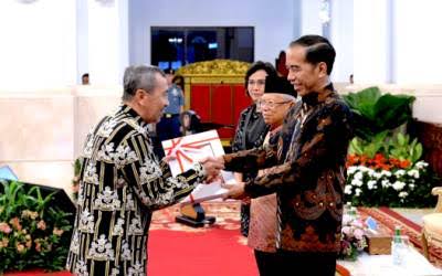 DIPA tahun 2020 Riau diserahkan langsung oleh Presiden Jokowi.