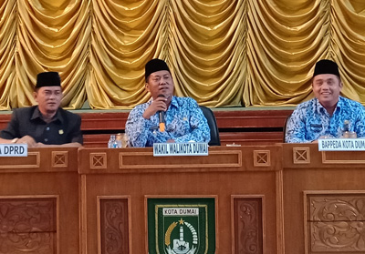  Wakil Walikota Dumai Kritik Kinerja SKPD saat memimpin Musrenbang RKPD 2019.