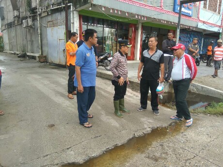 Walikota dan Sekda Dumai pimpin langsung Goro di Jalan Cempedak.