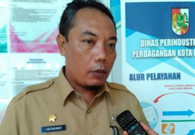 Kepala Dinas Perindustrian dan Perdagangan (Disperindag) Kota Pekanbaru, Ingot Ahmad Hutasuhut.