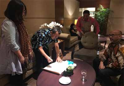 Bupati  Siak tandatangani nota kesepahaman dengan Badan Perfilman Indonesia (BPI).