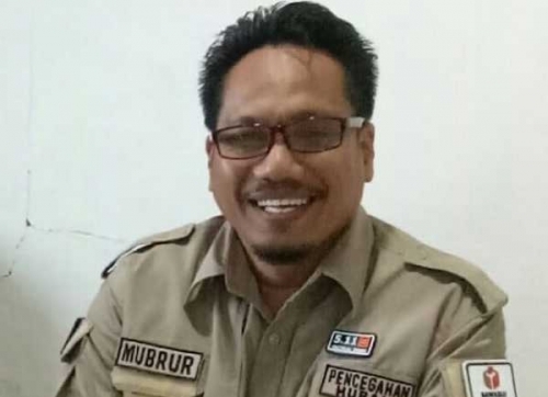 Ketua Bawaslu Kabupaten Pelalawan, Mubrur.