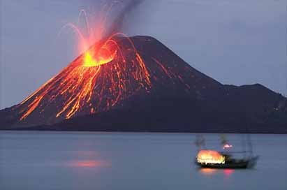 Ilustrasi: Gunung berapi.