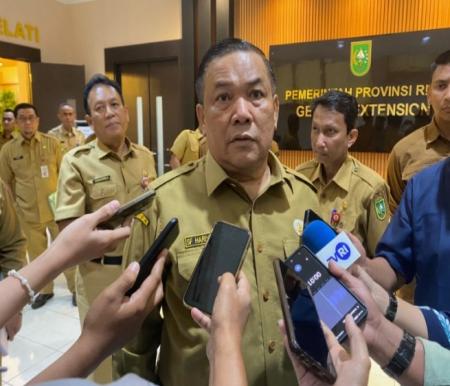 Pj Gubernur Riau SF Hariyanto sebut Pj Walikota Pekanbaru pengganti Muflihun sosok dari OPD Kementerian (foto/Yuni)