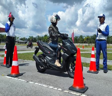 Peserta Safety Riding Competition Regional Riau 2024.(foto: istimewa)