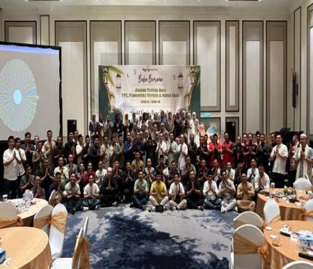 Agung Toyota buka bersama komunitas, media, dan TVC di Pekanbaru (foto/budy)