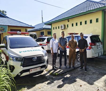 Komisi III DPRD Kepulauan Meranti melakukan peninjauan terhadap pengadaan armada mobil Pusling dan Ambulans di Dinas Kesehatan