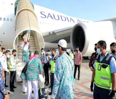 JCH Riau berangkat ke Arab Saudi.(ilustrasi/int)