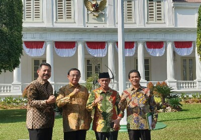 Bupati Inhil ikuti Rakornas Pengendalian Karhutla di Istana Negara.