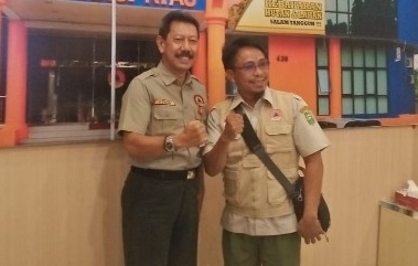 Kepala Badan Penanggulangan Bencana Daerah (BPBD) Riau, Edwar Sanger