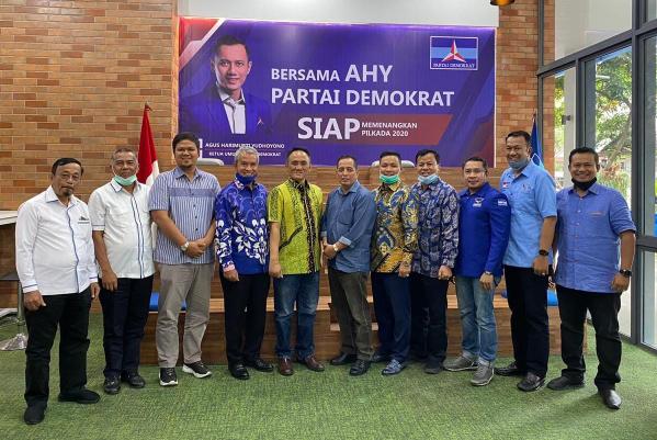Berseri menghadiri undangan DPP Partai Demokrat, Minggu (21/6/2020) di Jakarta.