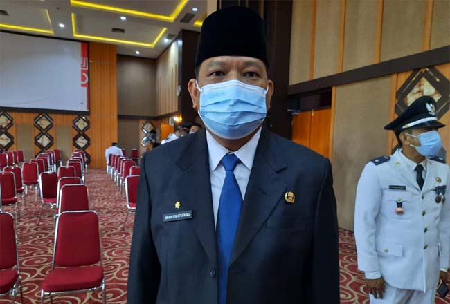 Kasatpol PP Pekanbaru yang baru dilantik Iwan Simatupang.