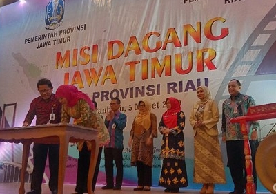 Misi Dagang Jatim di Riau. FOTO: detik