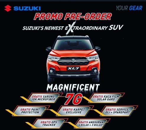 Ilustrasi 7G jika membeli Suzuki XL7