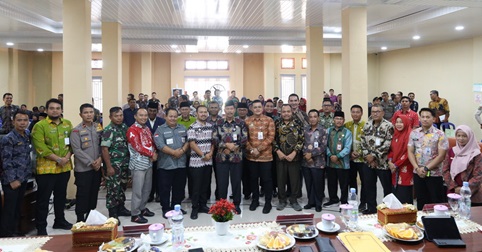 Musrenbang bertempat di aula pertemuan Lantai II Kantor Kecamatan Bandar Laksamana (foto/zulkarnain)