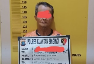 Seorang kakek BLH (60) diduga mencabuli bocah perempuan (7) di Kecamatan Pucuk Rantau (foto/ist)