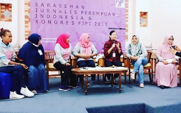 Sarasehan Jurnalis Perempuan Indonesia.