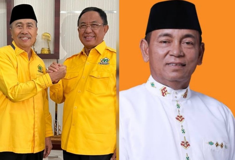 Kader Golkar, Syamsuar, HM Wardan, dan Haris maju Pilgub Riau (foto/ist)