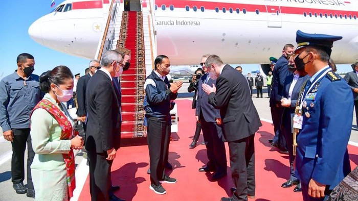Jokowi tiba di Moskow