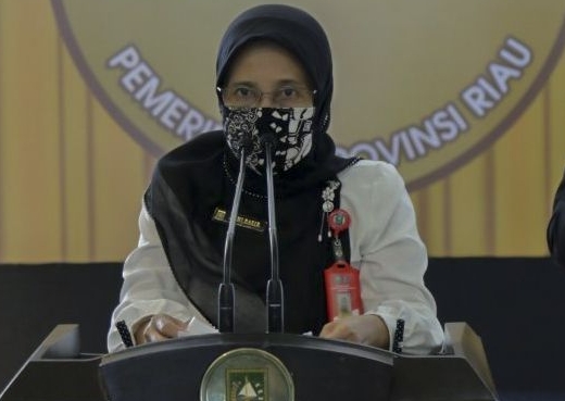 Kepala Dinas Kesehatan (Kadiskes) Provinsi Riau Hj Mimi Yulianti Nazir