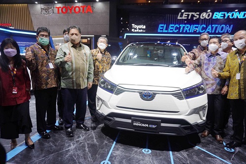 Toyota hadir di Indonesia International Motor Show (IIMS) 2022.