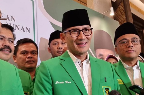  Sandiaga Uno yang Ketua Badan Pemenangan Pemilu PPP sempat diusulkan menjadi bakal Cawapres Ganjar Pranowo (foto/int)