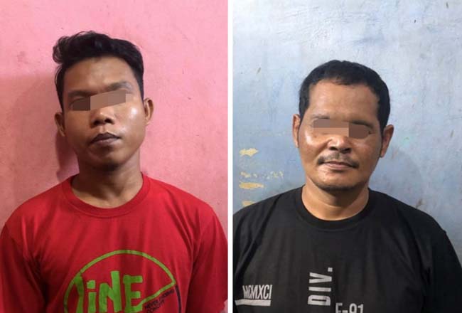 Dua tersangka narkoba diamankan Polres Inhu.
