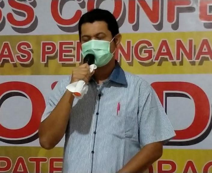 Ketua Tim Medis Gugus Tugas Percepatan Penanganan Covid-19 Kabupaten Inhil, dr Alexis.