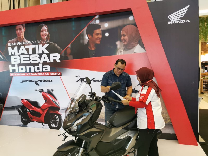 Honda Premium Matic Day hadirkan beragam program di Living World Pekanbaru (foto/ist)