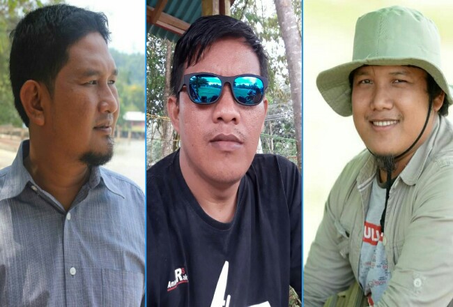 Tiga kandidat calon Ketua PWI Kuansing.